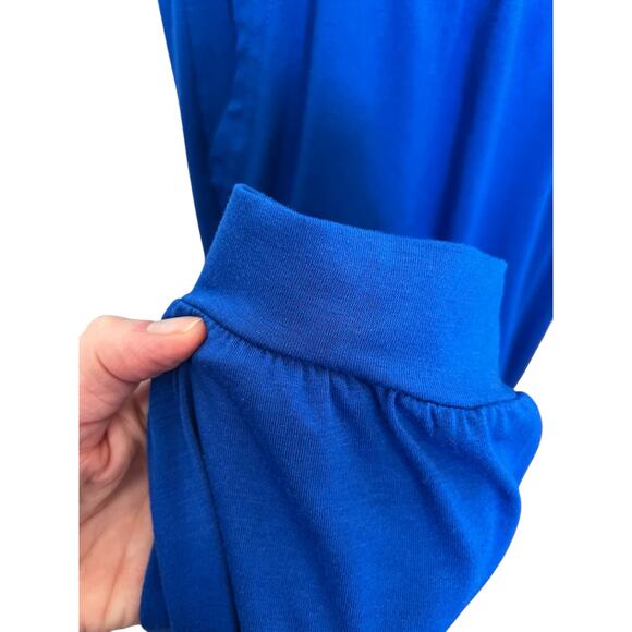 THREE PIECE LOUNGE SET FOR WOMEN ROYAL BLUE SIZE S - Picture 8 of 16